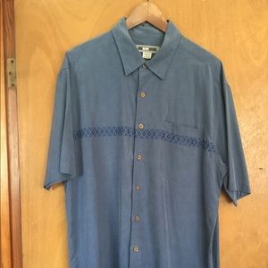 QUIKSILVER EDITION MEN LG BLUE ALOHA HAWAII SHORT